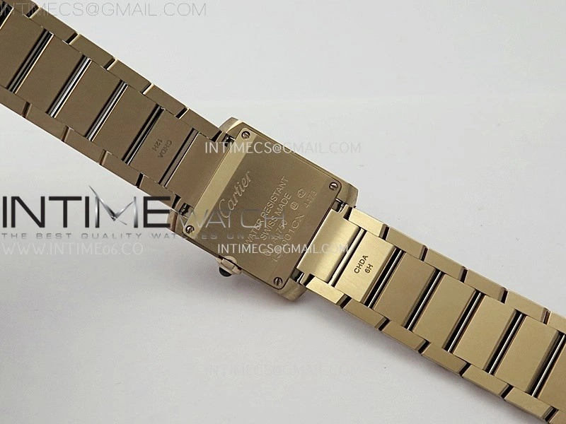 Tank Francaise Ladies 21.2mm RG 8848F 1:1 Best Edition Silver Dial on RG Bracelet Ronda Quartz V2